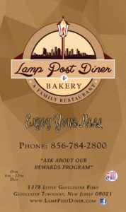 Lamp Post Diner Dinner, Lamp Post Diner Number